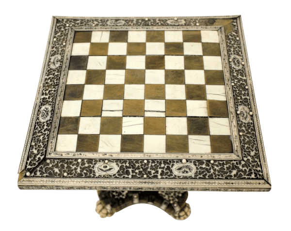 19Th Century Vizagapatam Chess Table